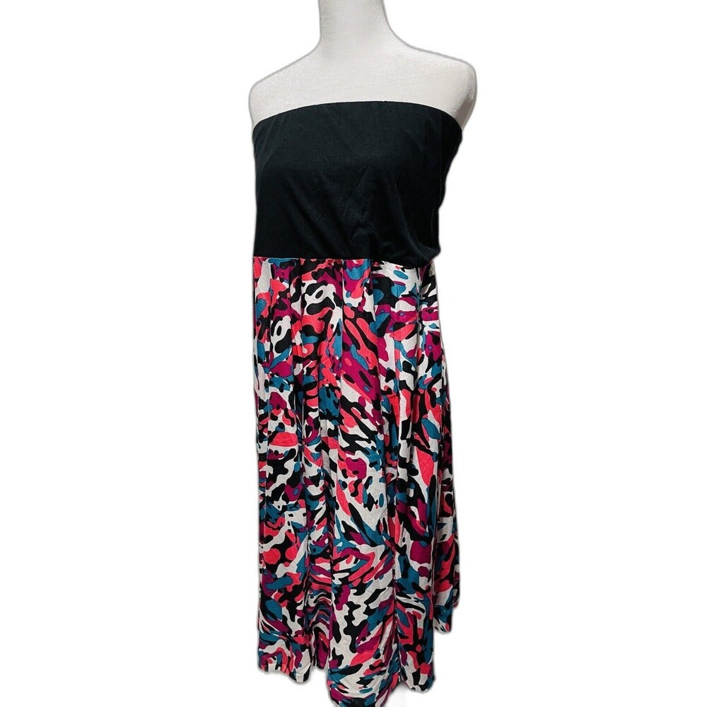 Catalina dress beach strapless colorful summer casual beach lounge wear women 2X